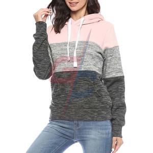 Jersey de proveedor de Sudadera con capucha de moda con forro polar de manga larga activa para mujer con talla grande - Product Image 2