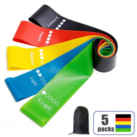 Neuestes Bestseller Indoor-Sport Nude-Farbenes Latex Mittelstarkes Widerstandsband Anpassbarer Stil Langlebig Hochelastisch Tragbar Sublimierbar