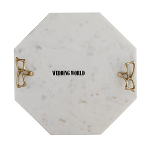 Bandeja de servicio de mármol, plato hecho a mano de excelente calidad, superventas, mesa decorativa de cocina, bandeja de servicio de mármol de lujo - Product Image 5