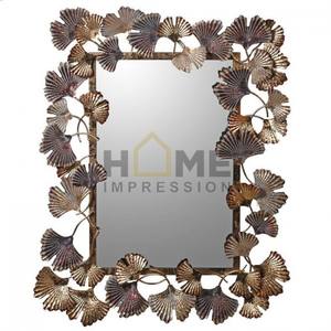 Luxe décoratif classique la plupart des miroirs Gingko en métal papillon design miroirs papillon faits à la main à un prix raisonnable - Product Image 6