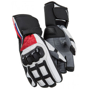 Gants de moto Alpha Racing en cuir véritable unisexe, antidérapants, universels, pour le sport en plein air - Product Image 1