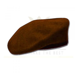 Bérets en tissu de laine massif vintage à la mode unisexe | Bérets de cérémonie et de cérémonie française - Product Image 5