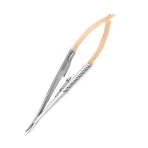 Micro soporte de aguja, mango de resorte con TC 16cm, recto - Product Image 3