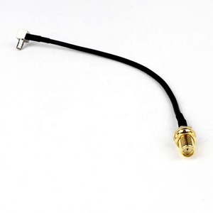 สายแปลงหัวต่อ <span class=keywords><strong>TS9</strong></span> เป็น SMA ตัวเมีย แบบ Pigtail rg174 ยาว 15 ซม. สีดำ - Product Image 3