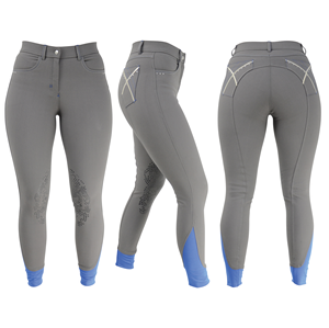 Shemax Dames Jodhpurs Logo Personnalisé Vêtements Équestres Durable Respirant Spandex Culotte Adultes Silicone Impression Cheval - Product Image 4