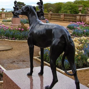 Escultura de metal para decoración de jardín al aire libre, escultura de <span class=keywords><strong>gran</strong></span> tamaño, galgo danés, bronce fundido, <span class=keywords><strong>perro</strong></span> - Product Image 2