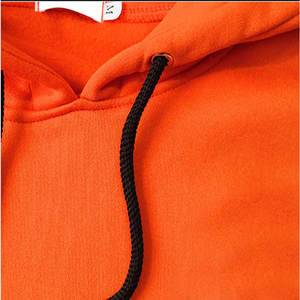 เสื้อฮู้ดลำลองแบบสวมหัวของผู้ชายผ้าคอตตอน100% ดีไซน์เรียบปักลายใหม่ล่าสุดสำหรับฤดูหนาว - Product Image 4