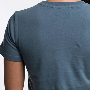 Camiseta informal básica para niña, camiseta transpirable de algodón y LICRA, venta al por mayor - Product Image 4