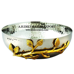 ที่ดีที่สุดที่มีคุณภาพแข็งอลูมิเนียมชามเสิร์ฟกับเขากวางยืนตารางด้านบนชามผลไม้ที่มีคุณภาพสูงสำหรับร้านอาหารและโรงแรม - Product Image 6