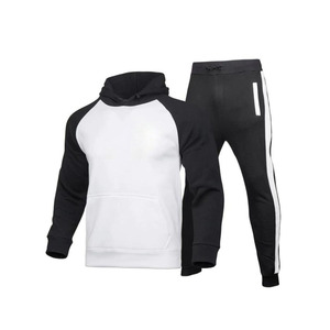 Streetwear lourd Boxy Fit Joggers Ensemble de survêtements baggy pour hommes Logo personnalisé Vêtements de sport Survêtement uni - Product Image 6