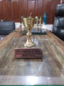 ศักดิ์สิทธิ์ CHALICE ทำจากทองเหลืองคริสตจักรอุปกรณ์ Brassworld อินเดีย - Product Image 3