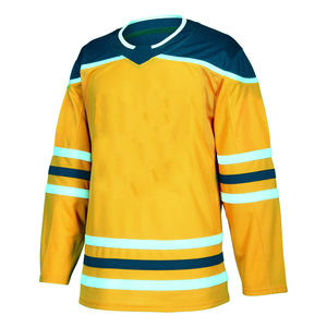 Uniformes de hockey sur glace unisexes de base importants Matériau souple Nom de l'équipe OEM Vêtements de sport imprimés pour adultes Style de jeu - Product Image 4