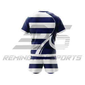 ชุดเสื้อรักบี้ทำจากโพลีเอสเตอร์แบบซับลิเมชันเต็มตัวสำหรับผู้ชายดีไซน์ใหม่ออกแบบได้ตามต้องการ - Product Image 2