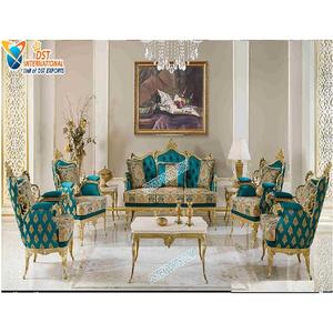 Meubles de salon Baroque de Style italien populaire, ensemble de canapé, sculpté à la main royale, exportation - Product Image 1