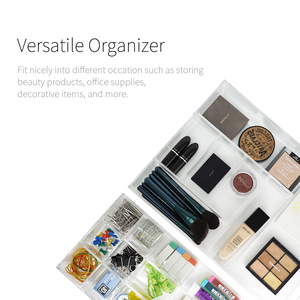 [Holar] <b>Taiwan</b> Made 7 Section Clear <b>Acrylic</b> Organizer Desk Drawer <b>Tray</b> - Product Image 4