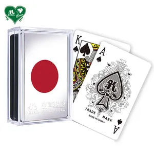 Nhật Bản quốc gia quốc gia cờ thiết kế nhựa chơi thẻ tùy chỉnh Poker