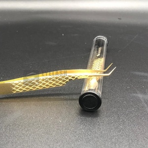 แหนบต่อขนตามุมมอง45องศาทำจากสเตนเลสสตีลจากญี่ปุ่นทนทานต่อขนตาเพิ่มวอลลุ่มชุบทอง - Product Image 2