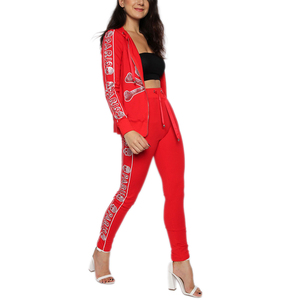 OEM 2026 Vente en gros Mode Femme Ensemble deux pièces décontracté imprimé simple pour l'exercice et le yoga - Product Image 5