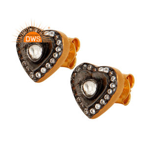 ต่างหูเงินแท้คุณภาพสูง ปี 2026 ประดับคริสตัลควอตซ์ธรรมชาติและเพชร CZ สำหรับผู้หญิง จากผู้ผลิตเครื่องประดับ - Product Image 1