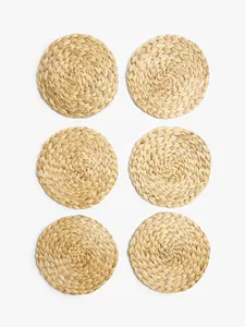 Sous-verres ronds en osier de haute qualité, tapis de table en paille, écologiques, Ms. Lily +84 906927736 - Product Image 4