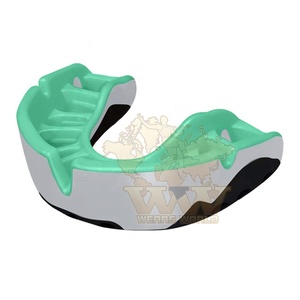 Protège-dents de boxe EVA et gomme en caoutchouc/Protège-dents double avec logo personnalisé unisexe pour le sport - Product Image 5