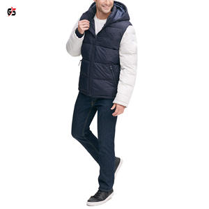 Veste matelassée pour hommes, tenue d'hiver bon marché, vêtement d'extérieur, produit personnalisé, Logo de marque imprimé, sweat à capuche, Style OEM, 2020 - Product Image 3