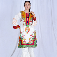 Kurti Masoori MP-A088 pour femme, prêt-à-porter, en tissu lawn, avec broderie artisanale de haute qualité et impression numérique, style indien/pakistanais, échantillon disponible en 7 jours