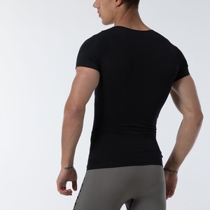 Mens <b>Compressed</b> T <b>Shirt</b> Fashion <b>Design</b> Slim Fit Short Sleeve Sportswear t <b>Shirts</b> with <b>Custom</b> Printing Services - Product Image 6