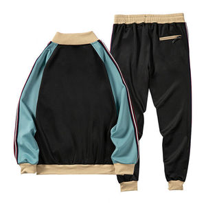 Nuovo design Hip Hop Pantaloni Giacca Sportiva <span class=keywords><strong>Tuta</strong></span> 2 Pezzi <span class=keywords><strong>Tuta</strong></span>/<span class=keywords><strong>Set</strong></span> <span class=keywords><strong>Felpa</strong></span> - Product Image 4