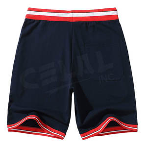 Pantalones cortos de entrenamiento con bolsillos, ropa activa de alta calidad, para gimnasio, hecha en paquistaní - Product Image 2