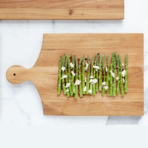 Planche à fromage en bois rectangulaire personnalisée avec poignée Planche à pizza et aliments pour blocs à découper les légumes - Product Image 3