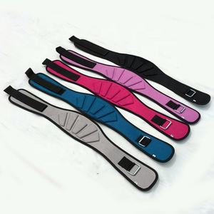 Cinturón de neopreno para entrenamiento de pesas, para levantamiento de pesas y gimnasio, Color morado y rosa - Product Image 5