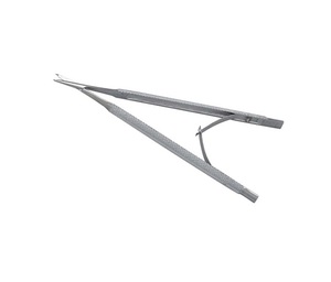 Troutman-Soporte de aguja con tijeras, 14cm, mandíbulas lisas, asas redondas, grado alemán - Product Image 4