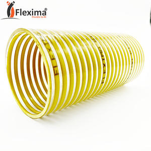 30 metros de longitud de alta presión duradero PVC flexible reforzado espiral manguera de succión transparente amarillo - Product Image 6