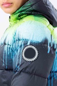 KEVEN IMPEX Blouson matelassé pour homme, design personnalisé, imprimé délavé, réversible, écologique, coupe-vent, respirant, en laine, col montant - Product Image 6