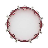 Professional Wooden Tambourine 10 Inch Double Row Jingles Handmade Adjustable for Adults and Kids Church Party