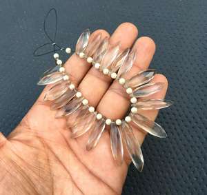 Gema de cuarzo ahumado Natural, 21 piezas, facetadas, forma de marquesa, cuentas para fabricación de joyas, piedra Popular marrón 2020 - Product Image 5