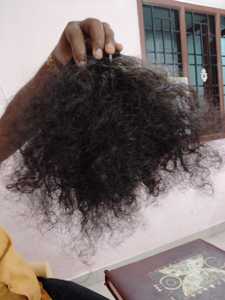 Mechones de pelo natural virgen, extensiones de cabello humano rizado indio sin procesar de la India, precio de fábrica - Product Image 5