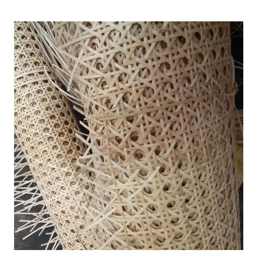 Natuurlijke Gebleekte Ongebleekte Rotan Cane Webbing Rolletjes Rotan Mesh Voor Meubels Maken Van Vietnam Leverancier