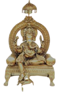 Estatua de nataj antigua de latón - Product Image 2