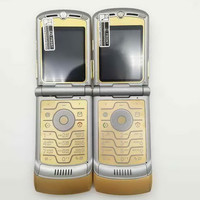 Téléphone Portable Classique à Clapet Débloqué et Simple pour Moto V3i à Très Bas Prix GSM d'Origine