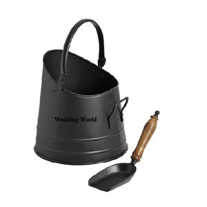 Cubo de carbón de metal Calidad superior hecho a mano Venta al por mayor Cubo de ceniza Diseñador más vendido Nuevo Cubo de ceniza de metal de lujo - Product Image 3