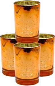 Shining Orange light Glass candle votive <b>holder</b> with Glass Votive Candle <b>Tealight</b> <b>Holders</b> at lowest price - Product Image 6