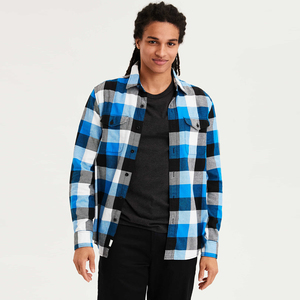 La última camisa de franela de gran tamaño para hombre de Europa, algodón suave con función de secado rápido y cierre de cremallera, tallas XXL 6XL para el verano - Product Image 5