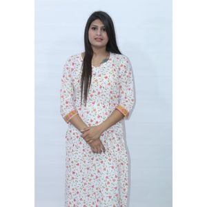 Phụ Nữ Ấn Độ Của Mặc Cotton In <span class=keywords><strong>Kurti</strong></span> Với Quần Cho Giản Dị Và Mùa Hè Mặc <span class=keywords><strong>Kurti</strong></span> Dress Set Phụ Nữ Dân Tộc Top Áo Đáy Quần - Product Image 5