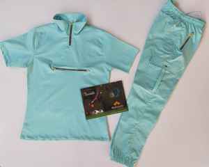 Latest Style Spandex Nursing Scrubs / Custom logo nursing uniforms hospital scrubs Stretchy Spandex - Product Image 1