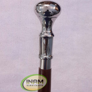 Meilleur article cadeau, bâton de marche en bois de styliste fait à la main avec une belle poignée en laiton - Product Image 2