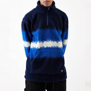 Sudadera con capucha y logotipo personalizado Unisex, ropa de calle de gran tamaño, con media cremallera, de lana, Hip-Hop, para invierno - Product Image 2