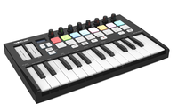 Worlde orca mini controle de teclado, piano de 25 teclas, usb, digital, produção de música para instrumentos musicais, organizador eletrônico