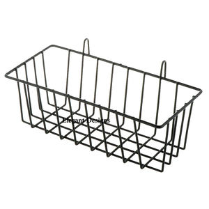 Luxury Designer Two-Tier Silver Finished Wall Mounted <b>Basket</b> Indian Stylish <b>Storage</b> Kitchen Best Wholesale Wall <b>Hanging</b> <b>Basket</b> - Product Image 5